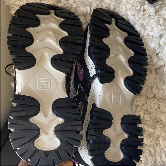 Fila Black and Purple Sneakers main image 5
